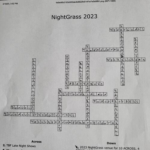 NightGrassCrossword